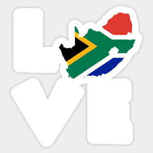 South African Pride Africa Love Sticker
